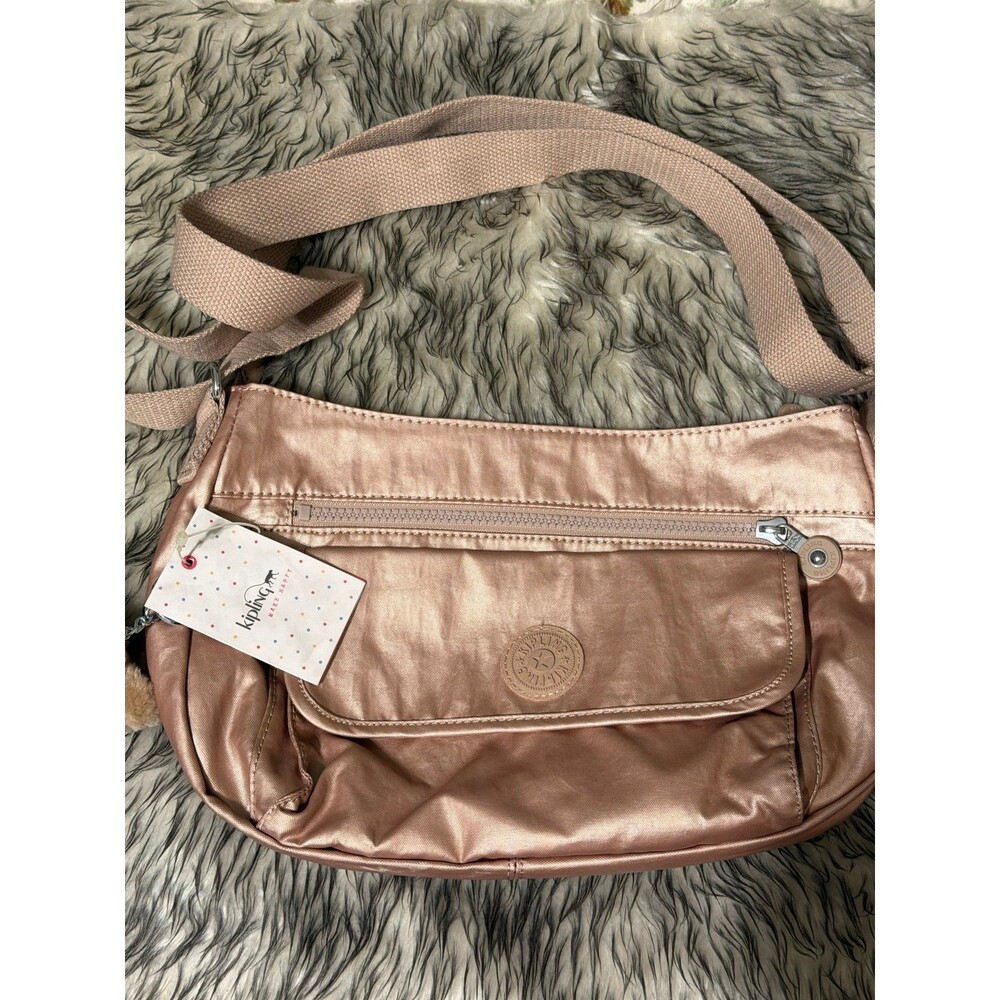 Kipling Women's Syro Shoulder Bag, Metallic Gold/NWT